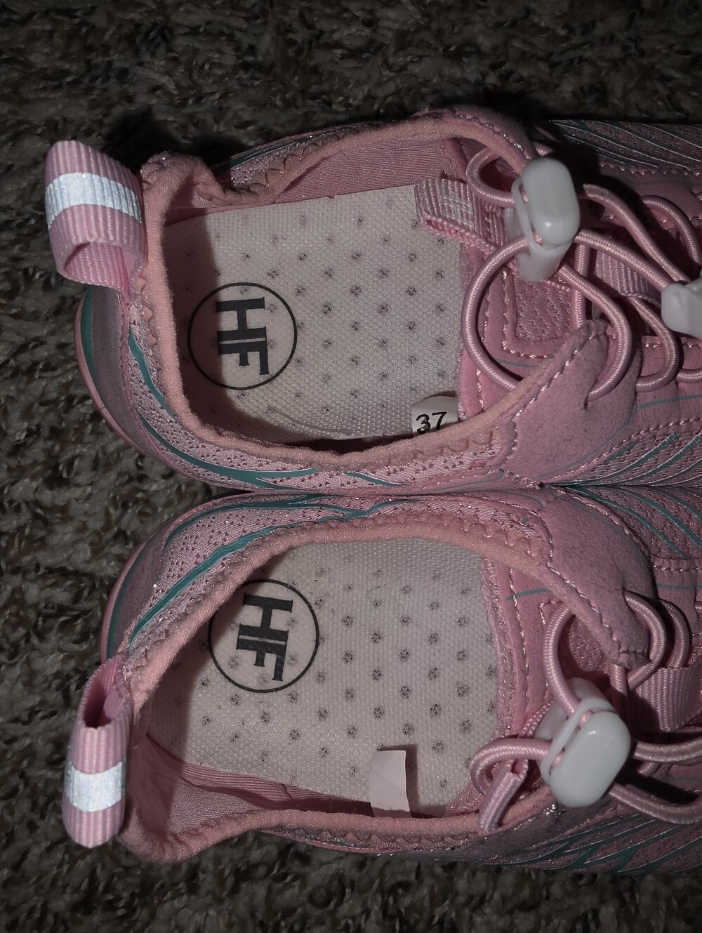 HF Pink & Turquoise Water-Ready Slip-On Sneakers EU 37 / US 7 - Picture 4 of 14